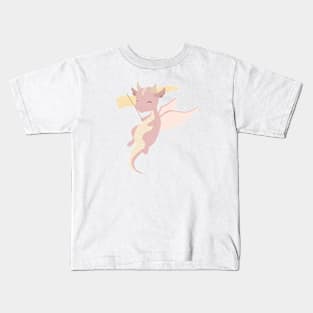 Dragon - Mauve Kids T-Shirt